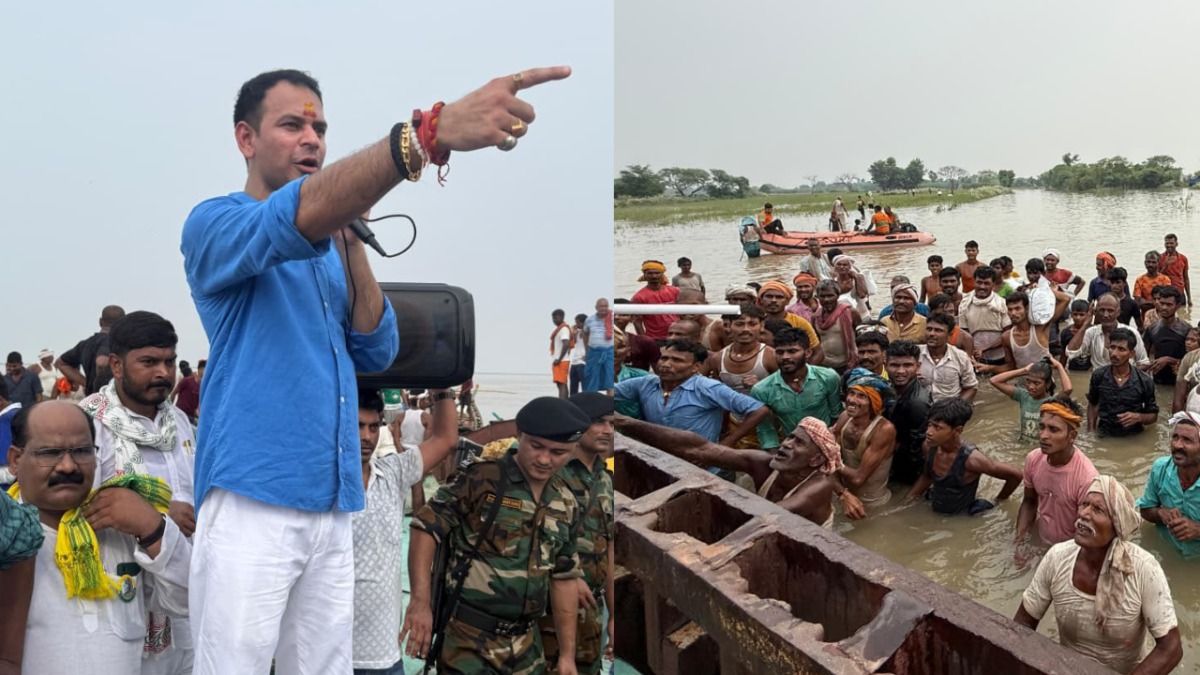 बड़े भाई तेज प्रताप ने तेजस्वी के गढ़ में लगाया सेंध, वहां पहुंच किसे कह दिया निकम्मा? तेज प्रताप यादव राघोपुर में बाढ़ पीड़ितों से मिले