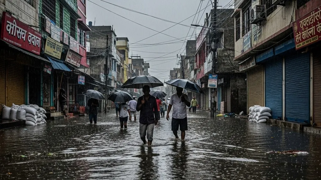 पटना और बिहार के कई जिलों में भारी बारिश, गंगा नदी का जलस्तर बढ़ा