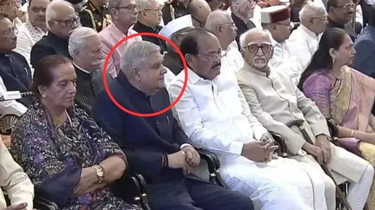 सीपी राधाकृष्णन बने देश के नए उपराष्ट्रपति, शपथ ग्रहण समारोह में पहुंचे जगदीप धनखड़ CP Radhakrishnan