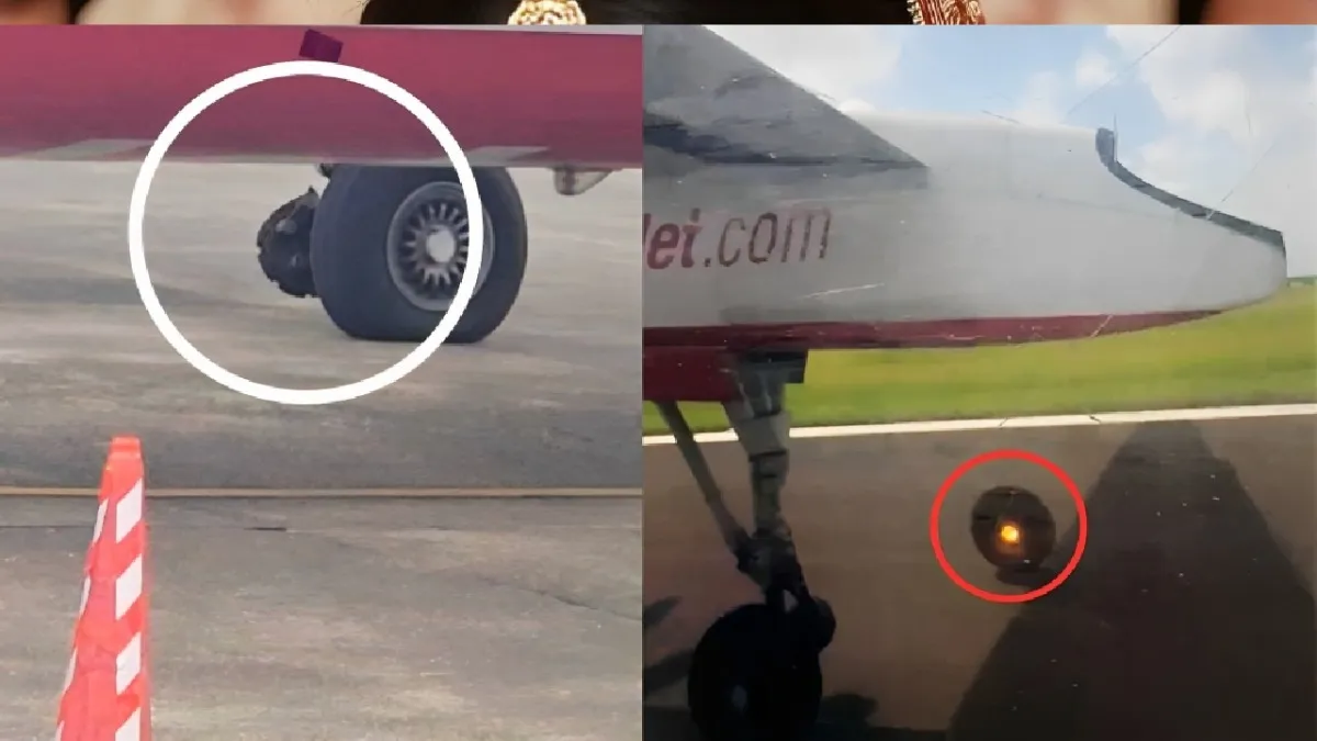 piceJet flight emergency, Kandla Mumbai flight news, SpiceJet tyre fell off, Mumbai airport full emergency, SpiceJet safe landing