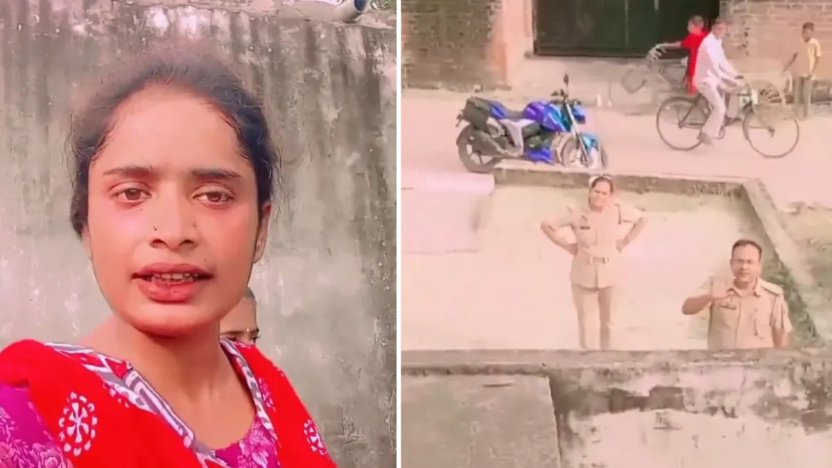 थाने के सामने बनाई रील...बाराबंकी पुलिस पहुंची डिलीट कराने तो युवती ने किया हाईवोल्टेज ड्रामा, देखें वायरल वीडियो Barabanki News