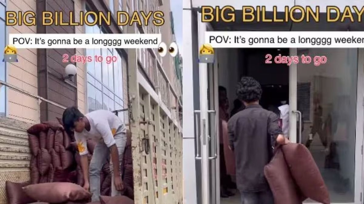 फ्लिटपकार्ट के मेगा सेल से पहले ऑफिस में लगाए जा रहे गद्दे तकिए वायरल, तो क्या घर नहीं जाएंगे कर्मचारी? बिग बिलियन सेल की तैयारी शुरू