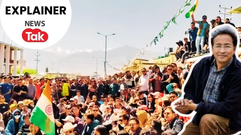 Explainer: लद्दाख को पूर्ण राज्य का दर्जा और छठवीं अनुसूची में शामिल करने की मांग क्यों? विस्तार से समझिए Ladakh protest 2025, Ladakh sixth schedule demand, Ladakh full statehood, Sonam Wangchuk Ladakh agitation, Violence in Ladakh