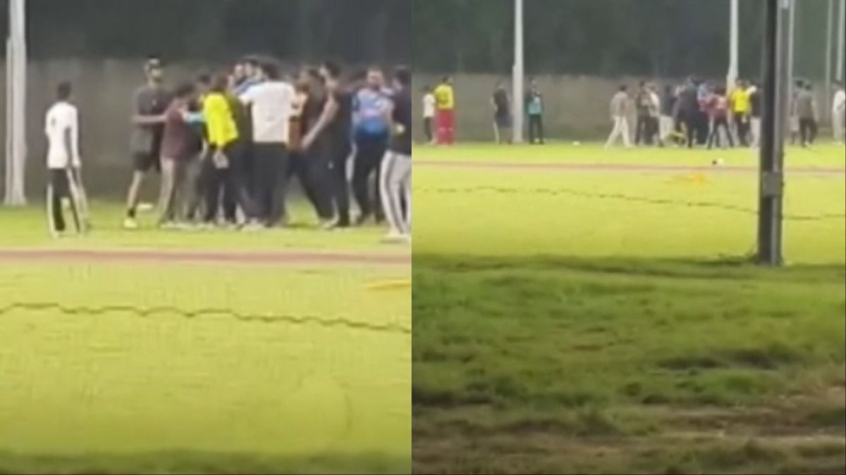 वाइड बॉल देने पर अंपायर को मैदान पर बॉलर ने पटक पटक कर पीटा, वीडियो हुआ वायरल Ghaziabad
