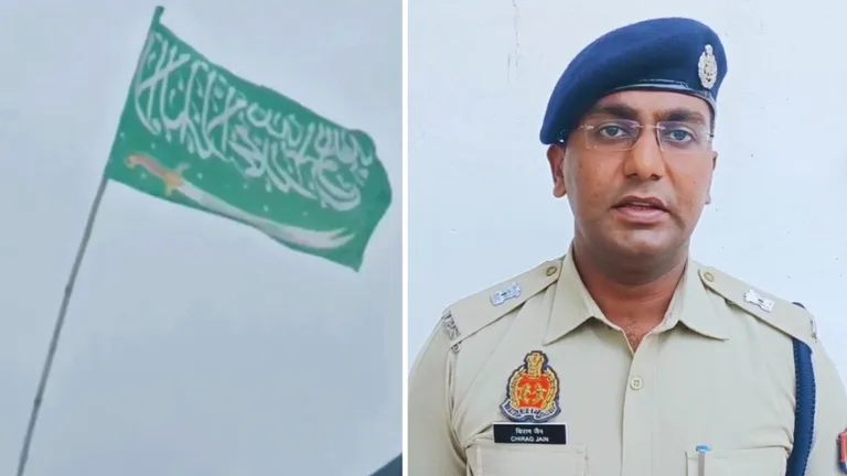 आज़मगढ़ के नूर आलम ने मस्जिद पर लगाया था सऊदी अरब का झंडा, वीडियो वायरल होने के बाद पुलिस ने लिया ये बड़ा एक्शन Azamgarh News