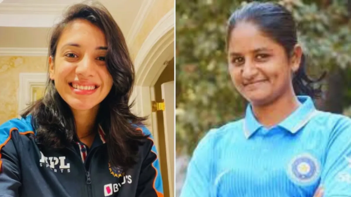 Smriti Mandhana and Ravi Kalpana