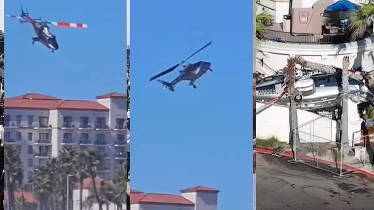 USA के California में बड़ा हादसा, क्रैश हुआ हेलिकॉप्टर, 5 लोग घायल, देखें वीडियो लॉस एंजिल्स के हंटिंगटन बीच पर हेलिकॉप्टर क्रैश. (Photo: ITG)