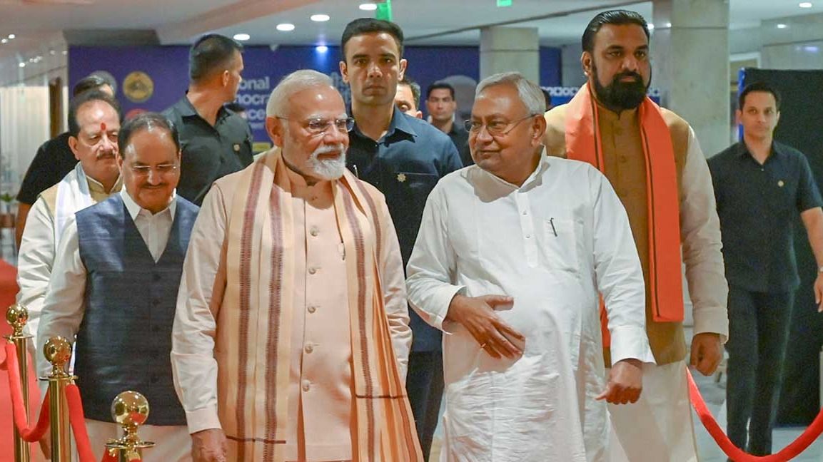 Bihar Election 2025: NDA में हुआ सीटों का बंटवारा, बीजेपी और जेडीयू 101-101 सीटों पर लड़ेंगी