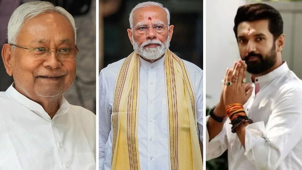 NDA में हो गया सीट बंटवारा, BJP, JDU, LJP RV और HAM को कितनी और कौन-कौन सी मिली सीटें? जानें ihar Elections 2025 NDA seat sharing formula, Chirag Paswan demands 40 seats, JDU seeks big brother role, BJP JDU alliance seat distribution