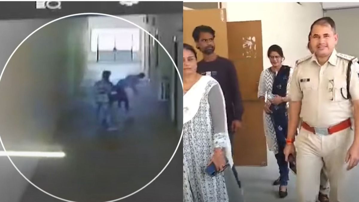 क्लास में कपड़े बदल रही थी छात्राएं और ABVP के कार्यकर्ता खिड़की से उनका वीडियो बनाते धरे गए ! 