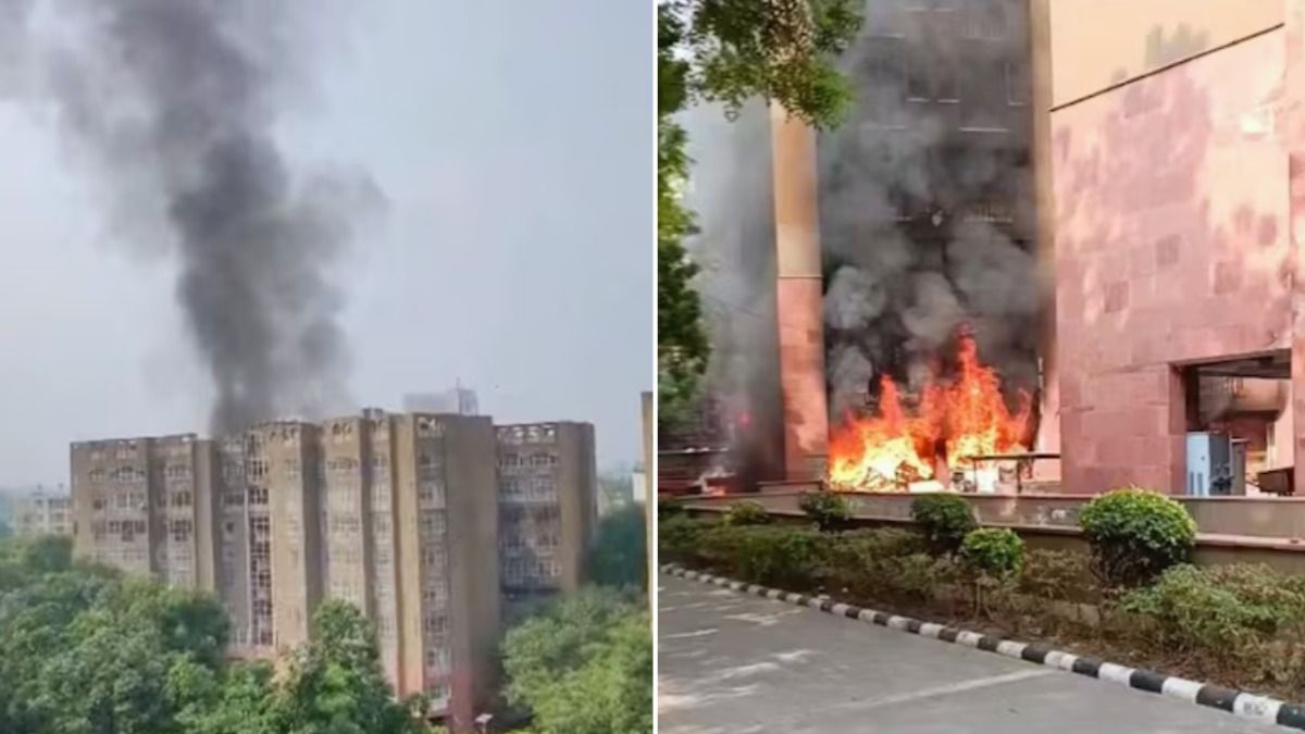 Delhi Fire: संसद के पास बने ब्रह्मपुत्र अपार्टमेंट में लगी आग, बिल्डिंग में रहते हैं कई लोकसभा और राज्यसभा सांसद