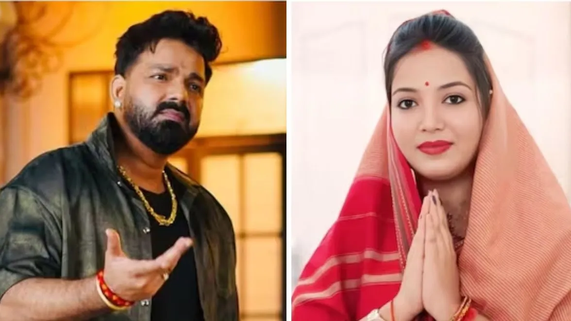 Pawan Singh and his wife Jyoti Singh