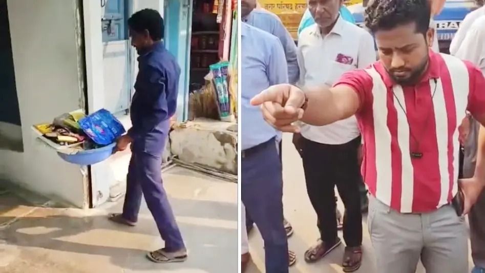 मध्य प्रदेश का वीडियो हो रहा वायरल 