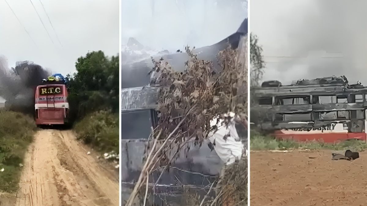 Jaipur Bus Fire accident: जयपुर में बड़ा हादसा! हाईटेंशन तारों से टकराई बस, 2 की  मौत, कई झुलसे Jaipur Bus Fire accident
