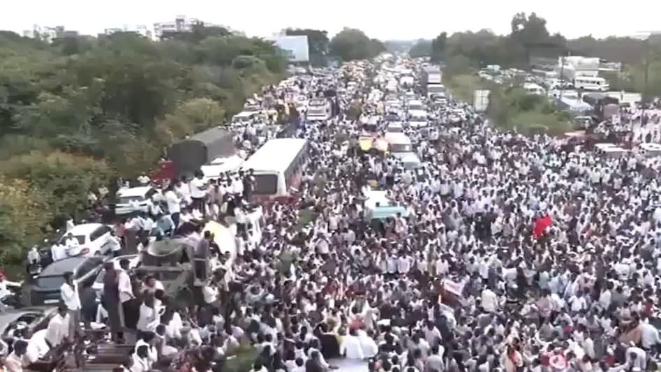 Farmers Protest Maharashtra