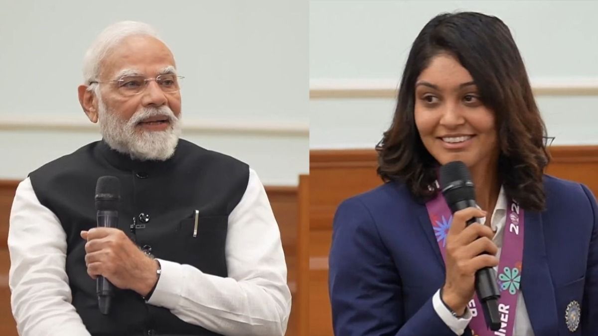 Cricketer Harleen Kaur Deol 