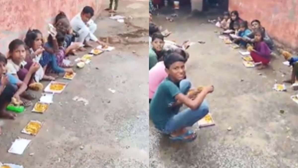 MP: श्योपुर स्कूल में बच्चों को थाली नहीं, कागज पर परोसा गया भोजन, वायरल वीडियो के बाद प्रशासन में हड़कंप NewsTak