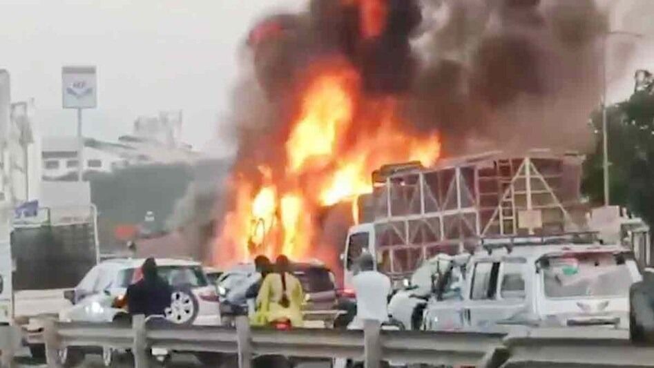 Horrific road accident in Pune