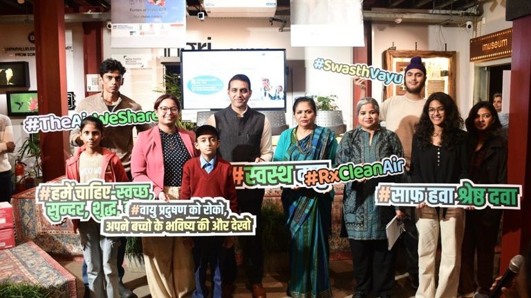 बाल दिवस पर गुरुग्राम के बच्चों ने स्वच्छ हवा के लिए प्रशासन से की ये मांग Air pollution