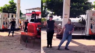 पेट्रोलपंप पर ट्रैक्टर में बज रहा था 'चुनरी-चुनरी' सॉन्ग, फॉरेनर्स की टीम ने जमकर लगाए ठुमके, Video वायरल NewsTak