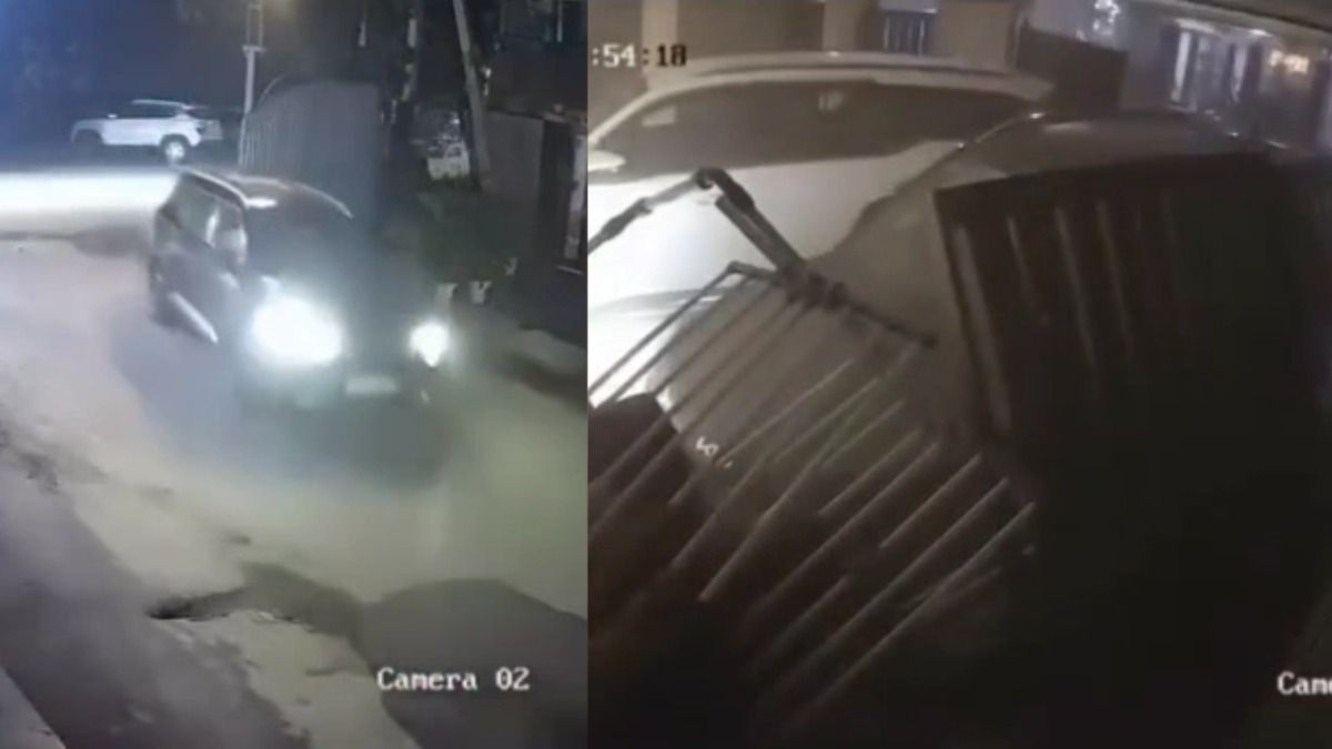 Delhi: घर में लेटी हुई थी महिला, अचानक गेट तोड़ते हुए घुसी SUV कार, जो हुआ वो CCTV में हो गया कैप्चर, देखें Delhi SUV Crash