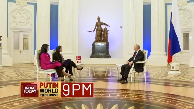 Putin Aajtak exclusive interview