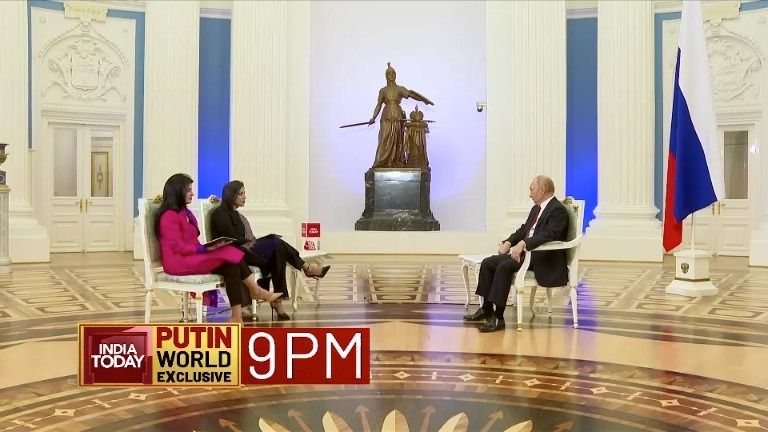Putin Aajtak exclusive interview