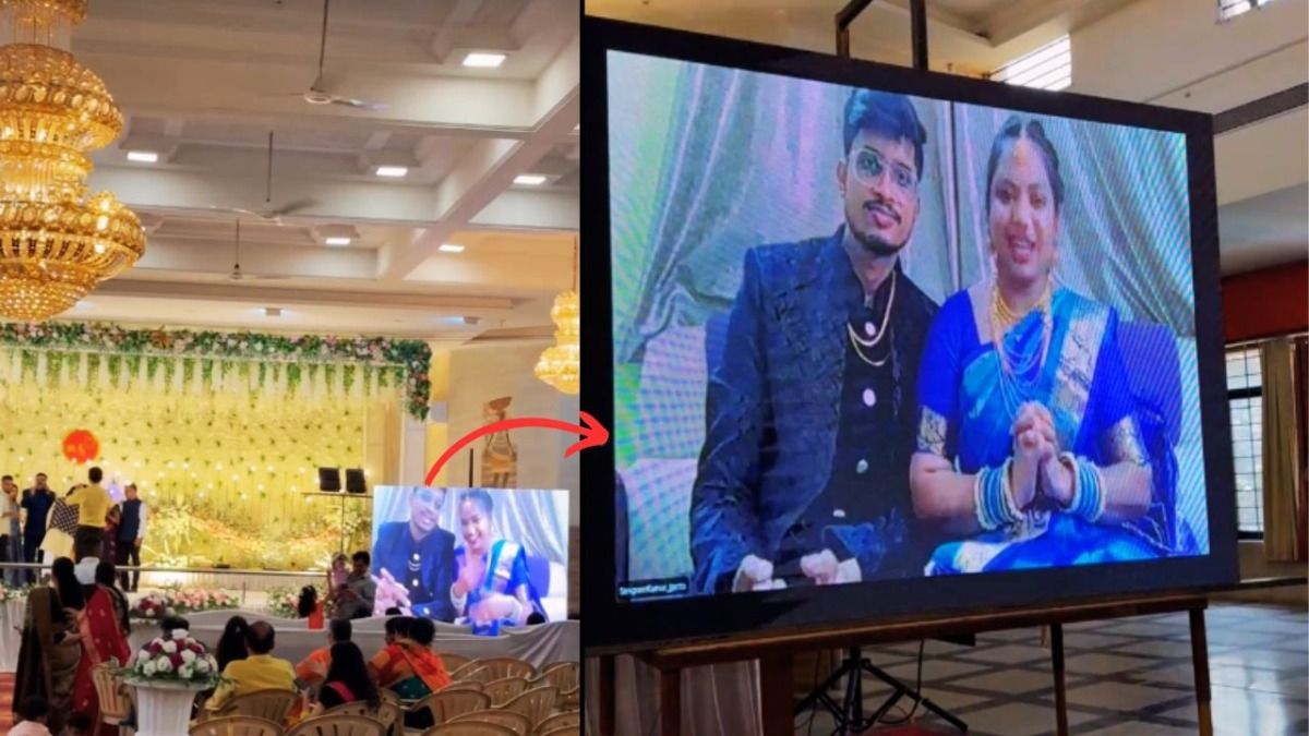 IndiGo Flights Cancellation: हुबली में दूल्हा-दुल्हन ऐसे फंसे कि रिसेप्शन स्टेज पर उनकी जगह पैरेंट्स को बैठना पड़ा, Video वायरल NewsTak