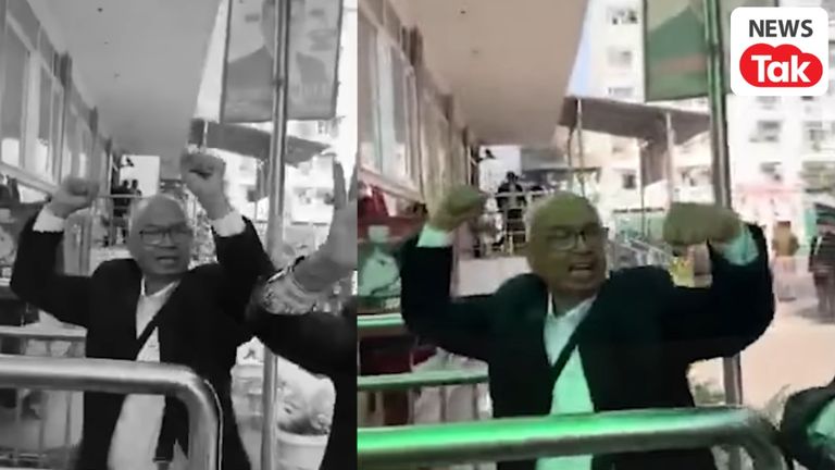 दिल्ली की कड़कड़डूमा कोर्ट हुई मारपीट के बाद सामने आए वकील राकेश किशोर, बताया क्यों लगाया था "सनातन धर्म की जय हो" का नारा वकील राकेश किशोर के साथ कड़कड़डूमा कोर्ट में हुई मारपीट