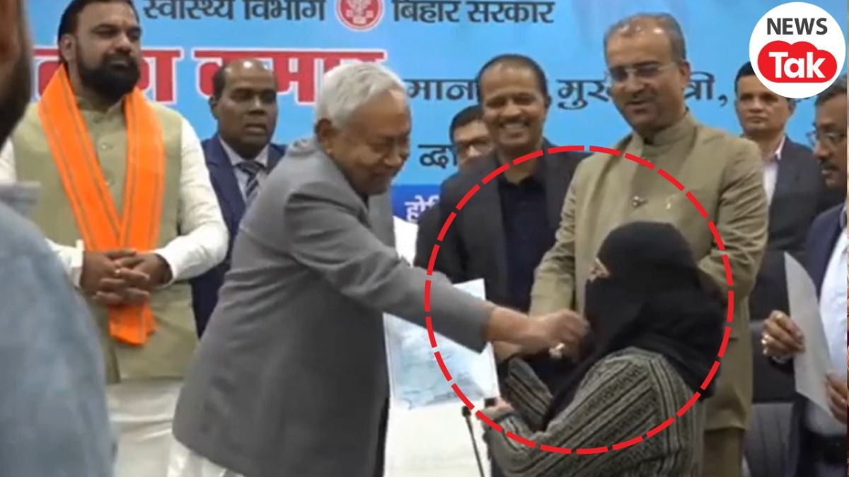 Nitish Kumar hijab controversy