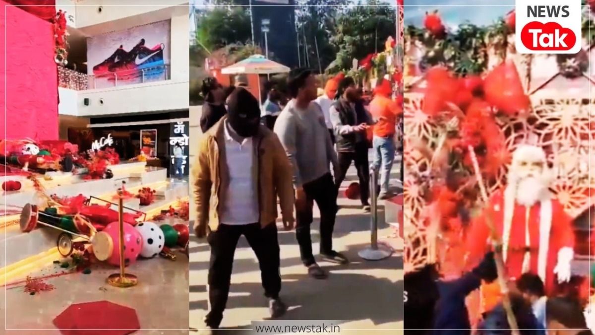 रायपुर बंद के दौरान क्रिसमस की सजावट देख भड़के लोगों ने मैग्नेटो मॉल में की जमकर तोड़फोड़, Video आया सामने