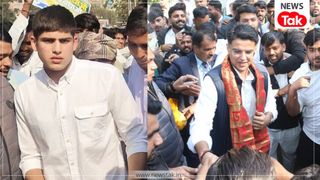 पहली बार NSUI के प्रोटेस्ट में सचिन पायलट के साथ शामिल हुए बड़े बेटे आरान पायलट! क्या करते हैं वह? NewsTak