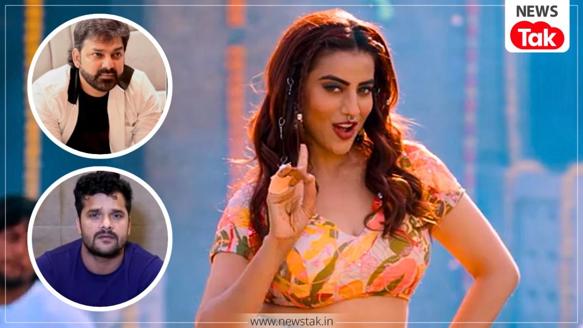 Pawan Khesari Akshara Rangbaz Song Controversy