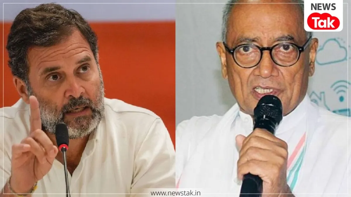 राहुल गांधी- दिग्विजय सिंह