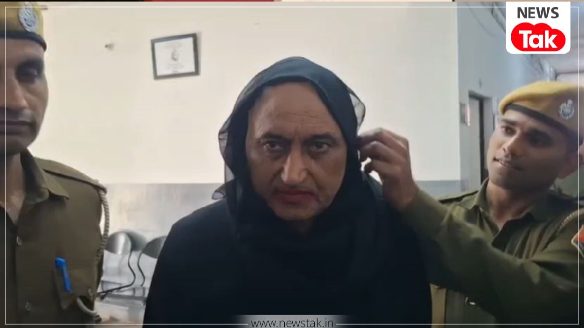 वृंदावन में महिला बनकर घूम रहा था दुष्कर्म का आरोपी राजेंद्र सिसोदिया, बुर्का पहन...होठों पर लिपिस्टिक लगा दे रहा था झांसा Dholpur minor rape news