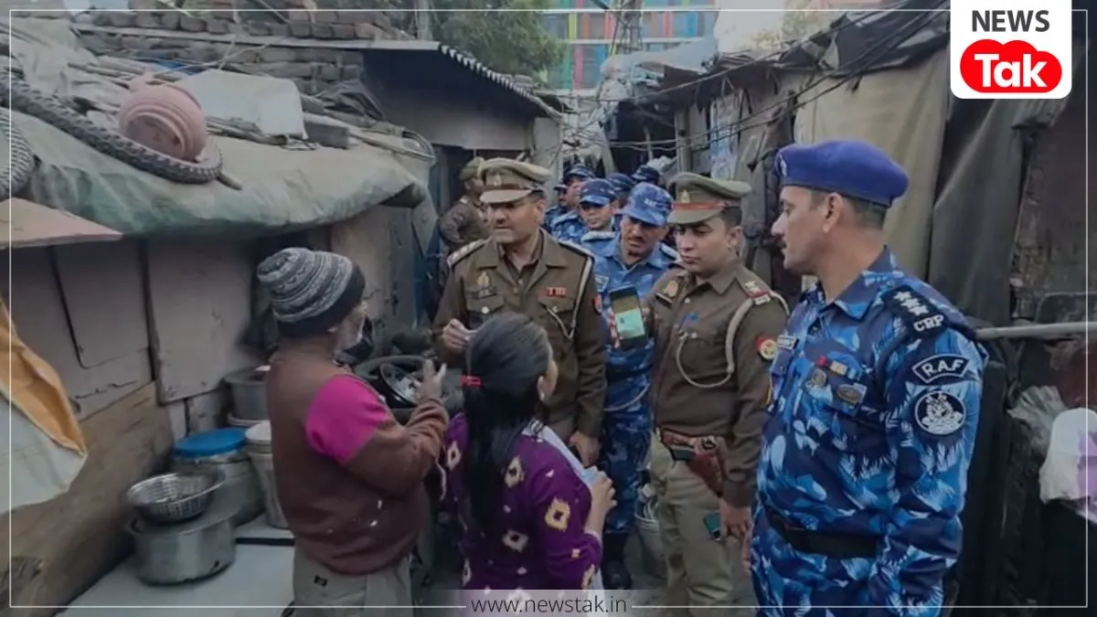 गाजियाबाद पुलिस का वीडयो वायरल