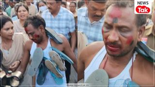 छत्तीसगढ़: जूते की माला पहनाई, मुंह कला किया...महिला सिपाही को घसीटकर कपड़े फाड़ने वाले मुख्य आरोपी का हुआ ये हाल NewsTak