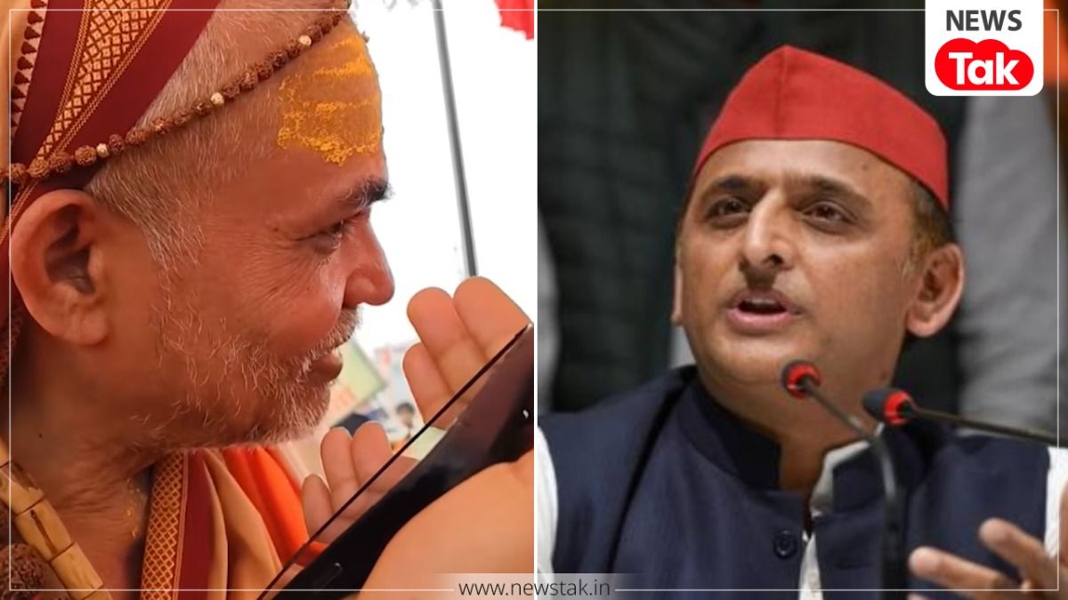 प्रयागराज माघ मेले में धरने पर बैठे अखिलेश यादव ने किया शंकराचार्य स्वामी अविमुक्तेश्वरानंद का समर्थन, कहा-हम आपके साथ