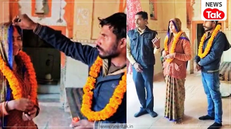 प्रतापगढ़ के आशीष ने पत्नी पिंकी की शादी प्रेमी से करा दी, 2 बच्चों ने मां के साथ जाने से किया इनकार, बोले-पापा का साथ नहीं छोड़ेंगे NewsTak