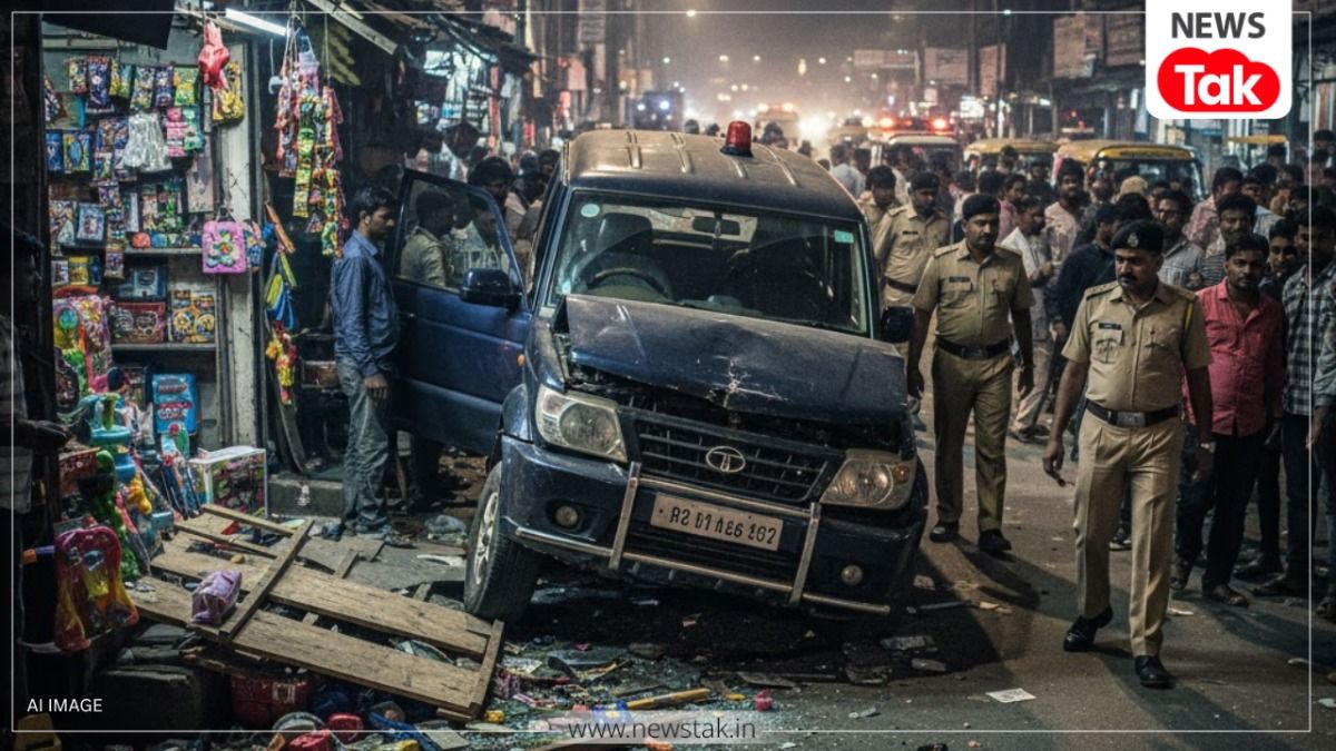 यूपी में पुलिस की बड़ी लापरवाही, बागपत में शराबी युवक पुलिस की गाड़ी लेकर हुआ फरार