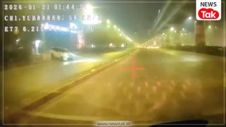 गुरुग्राम में फॉरच्यूनर ने मचाई तबाही, डिवाइडर फांदकर कार को उड़ाया, घटना का डैशकैम वीडियो आया सामने NewsTak