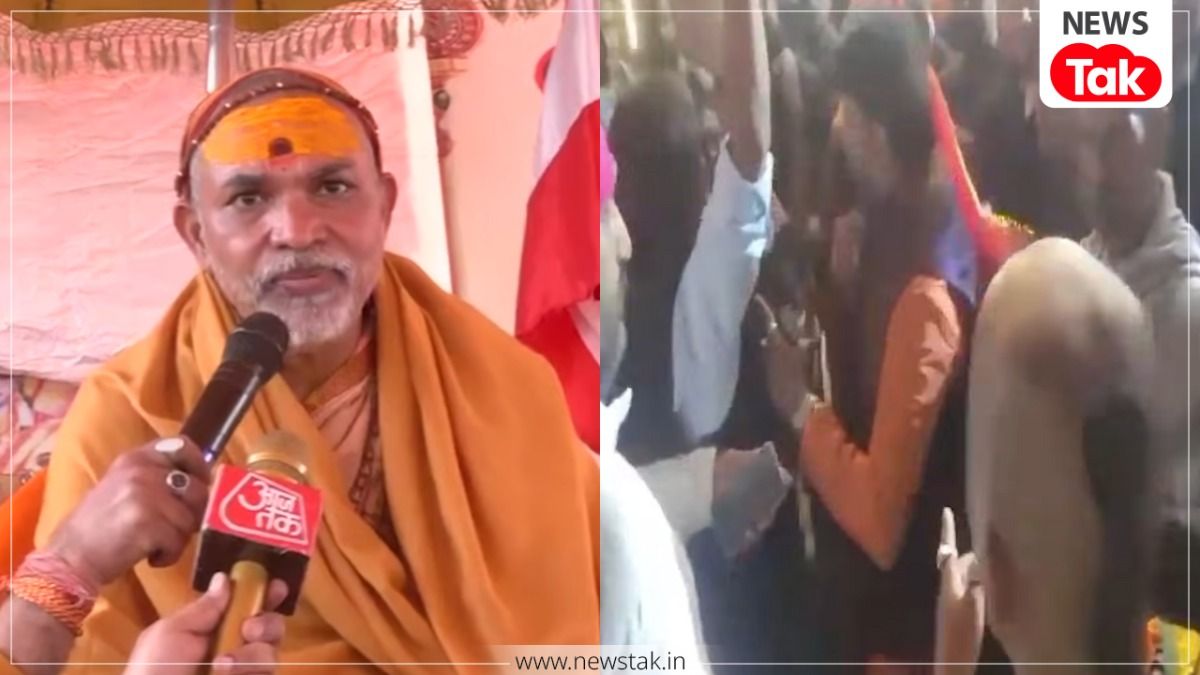 Massive commotion at the Shankaracharya camp.