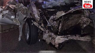 दिल्ली-मुंबई एक्सप्रेसवे पर भयंकर हादसा! महाकाल के दर्शन कर लौट रहे 5 युवक की कार ट्रक से टकराई, 4 की मौत, चश्मदीद ने बताई पूरी कहानी NewsTak