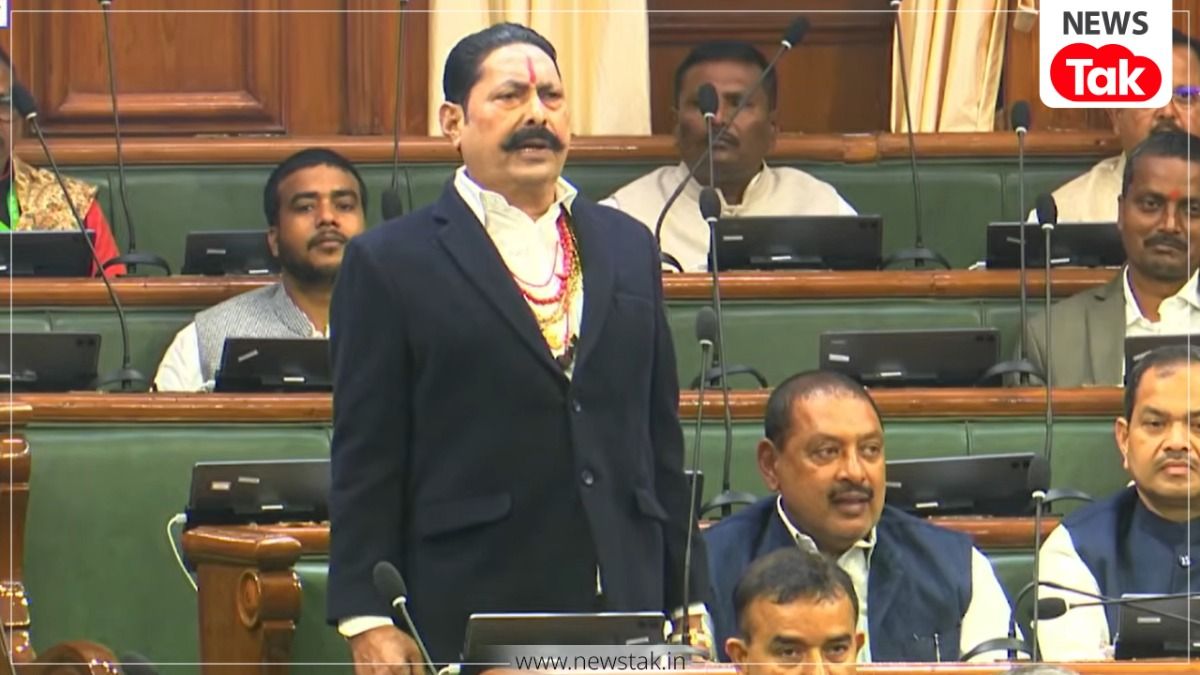 मोकामा से JDU विधायक अनंत सिंह ने मंगलवार को इस अंदाज में ली शपथ, देखें वीडियो anant singh shapath