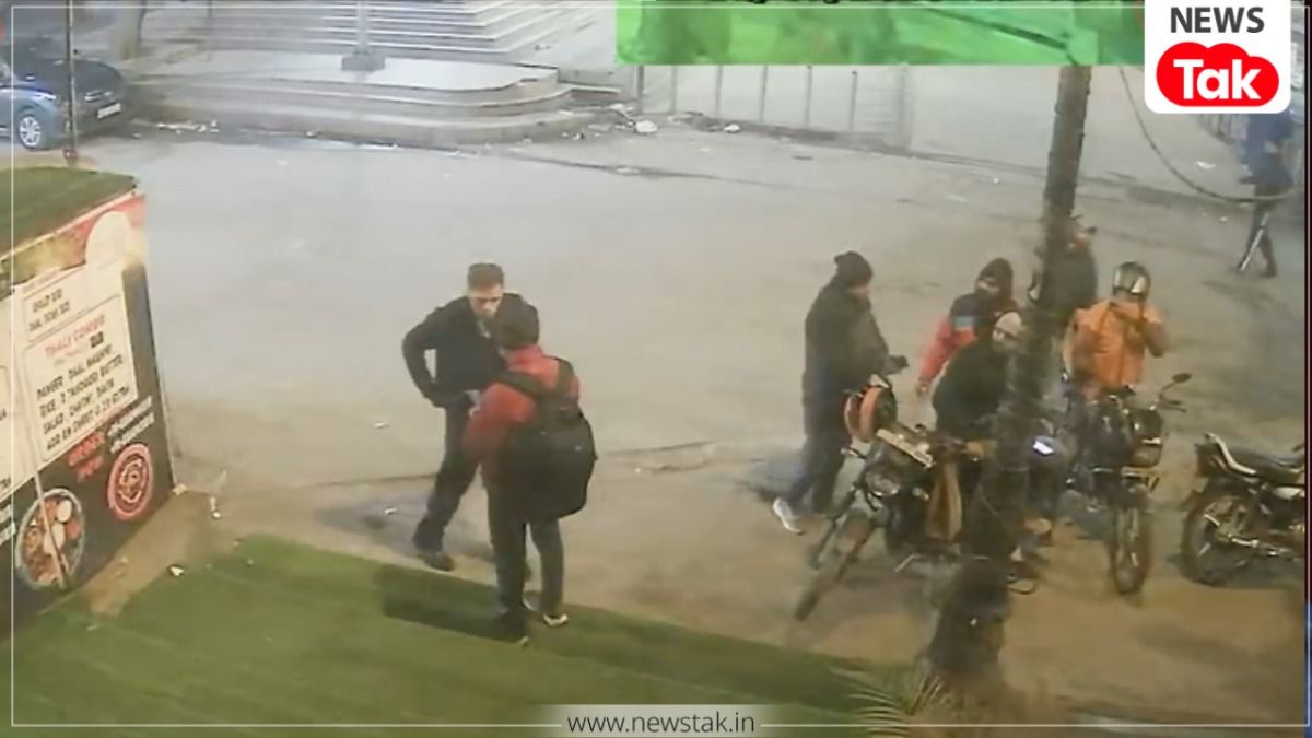 Noida viral CCTV video