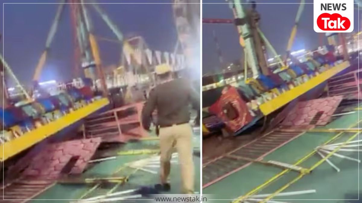 सूरजकुंड मेले में बड़ा हादसा, अचानक टूटकर गिरा झूला, पुलिस इंस्पेक्टर की मौत, कई लोग घायल