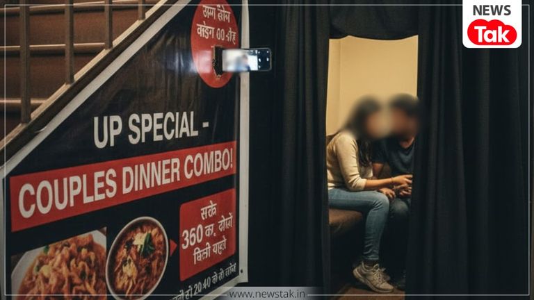 प्राइवेट मोमेंट की गुप्त रिकॉर्डिंग! रेस्टोरेंट कर्मचारी छिपकर रिकॉर्ड करता था कपल्स के निजी पल, फोन में मिले 200+ वीडियो Bijnor Restaurant hidden camera