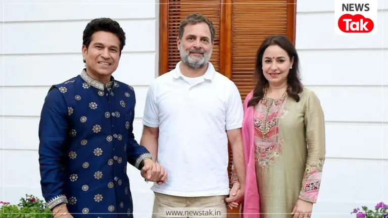 सचिन तेंदुलकर और राहुल गांधी मुलाकात की फोटो पर बवाल, पोस्ट डिलीट-रीपोस्ट पर सियासी आरोपों की जंग छिड़ी Sachin Tendulkar Rahul Gandhi meeting