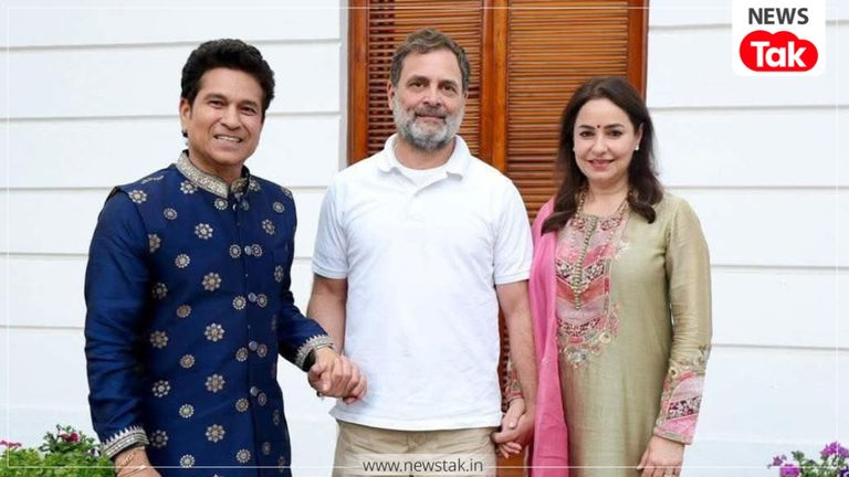 सचिन तेंदुलकर और राहुल गांधी मुलाकात की फोटो पर बवाल, पोस्ट डिलीट-रीपोस्ट पर सियासी आरोपों की जंग छिड़ी Sachin Tendulkar Rahul Gandhi meeting