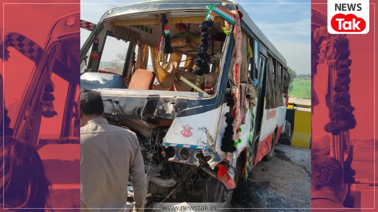 23 घायल, 1 की मौत...हनुमानगढ़ में भीषण हादसा, 'छुछक' लेकर आ रहे रिश्तेदारों की बस डिवाइडर से टकराई! hanumangarh
